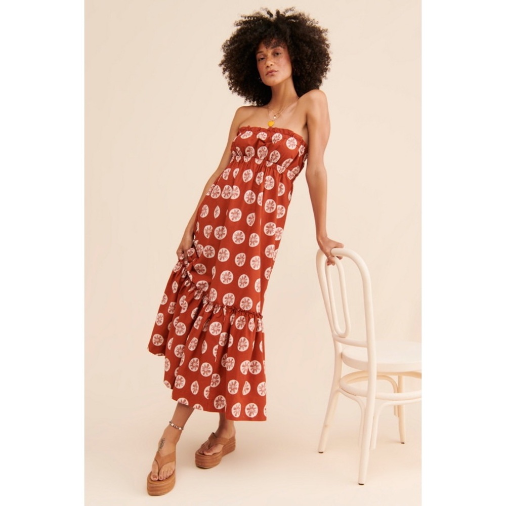 Free People Leanna Tube Dress NWT SZ XL in Copper - Picture 9 of 16